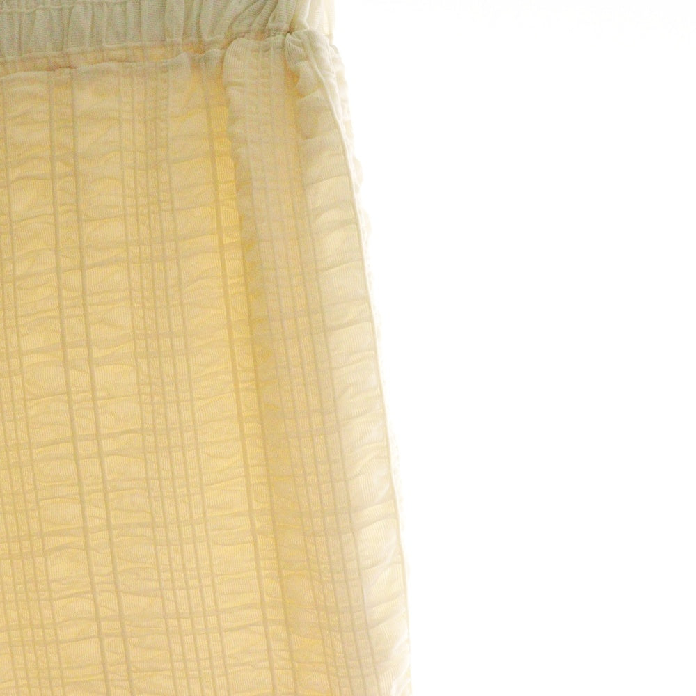 NO BRAND(ノーブランド) RAY BEAMS レイビームス プリーツパンツ レディース アイボリー