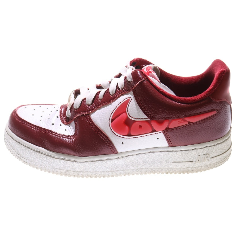 NIKE(ナイキ) WOMEN'S AIR FORCE 1 LOW LOVE FOR ALL ウィメンズ エアフォース ラブフォーオール ローカットスニーカー レディース レッド/ホワイト US6/23cm CV8482-600