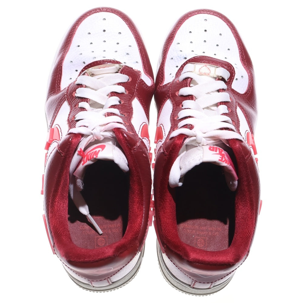 NIKE(ナイキ) WOMEN'S AIR FORCE 1 LOW LOVE FOR ALL ウィメンズ エアフォース ラブフォーオール ローカットスニーカー レディース レッド/ホワイト US6/23cm CV8482-600