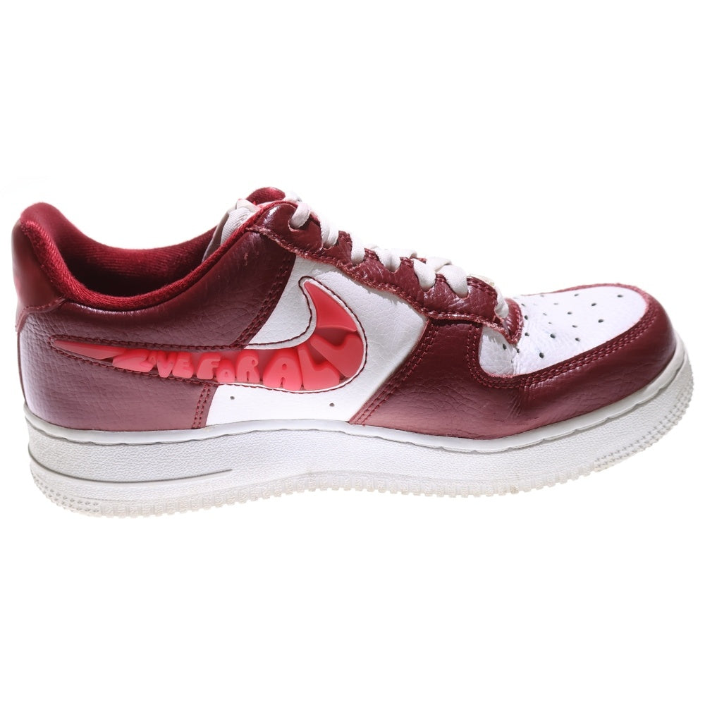 NIKE(ナイキ) WOMEN'S AIR FORCE 1 LOW LOVE FOR ALL ウィメンズ エアフォース ラブフォーオール ローカットスニーカー レディース レッド/ホワイト US6/23cm CV8482-600