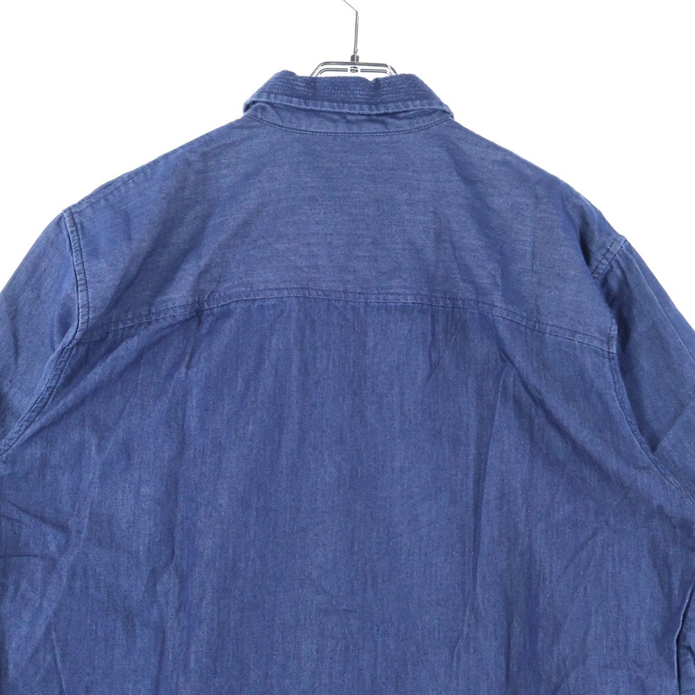 DIESEL INDUSTRY(ディーゼルインダストリー) トルコ製 ストレッチデニム 半袖シャツ インディゴ