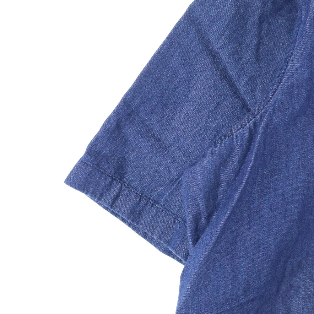 DIESEL INDUSTRY(ディーゼルインダストリー) トルコ製 ストレッチデニム 半袖シャツ インディゴ