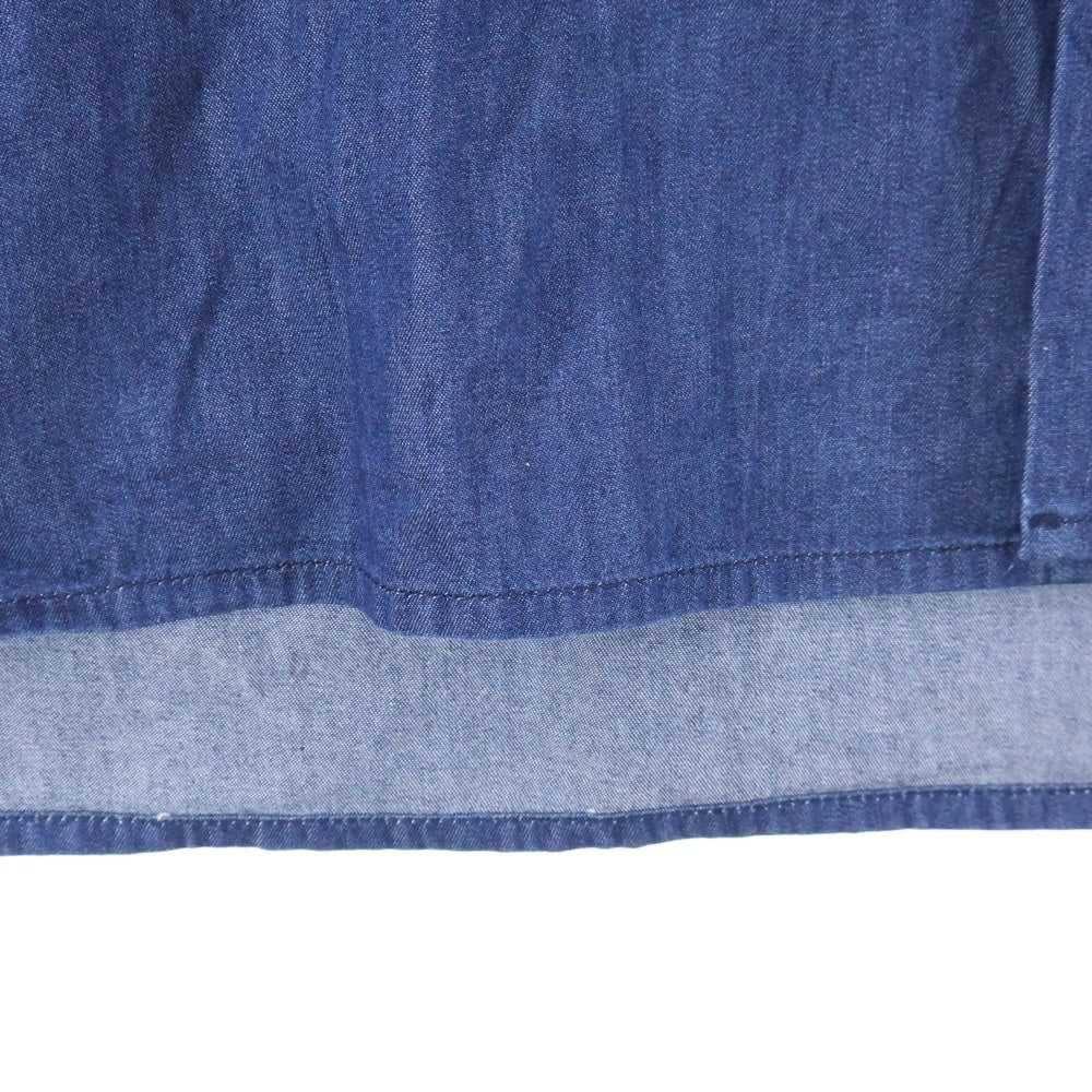 DIESEL INDUSTRY(ディーゼルインダストリー) トルコ製 ストレッチデニム 半袖シャツ インディゴ