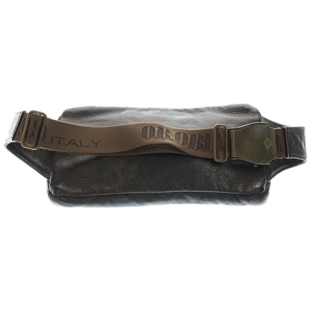 Orobianco(オロビアンコ) イタリア製 レザー ウエスト ショルダーバッグ ブラウン