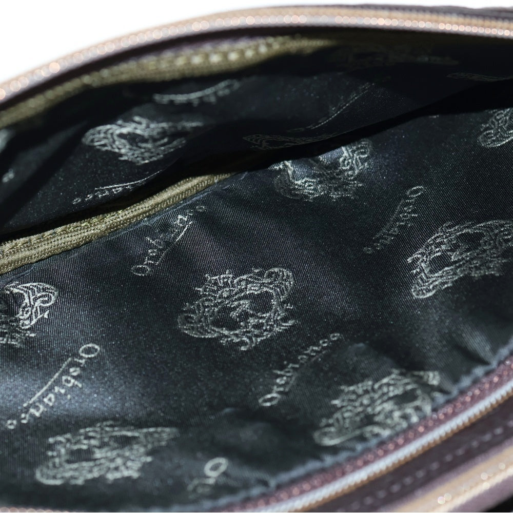 Orobianco(オロビアンコ) イタリア製 レザー ウエスト ショルダーバッグ ブラウン