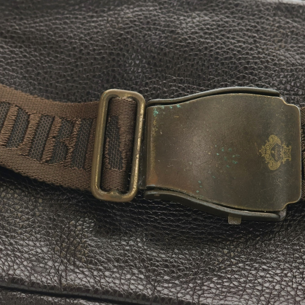 Orobianco(オロビアンコ) イタリア製 レザー ウエスト ショルダーバッグ ブラウン