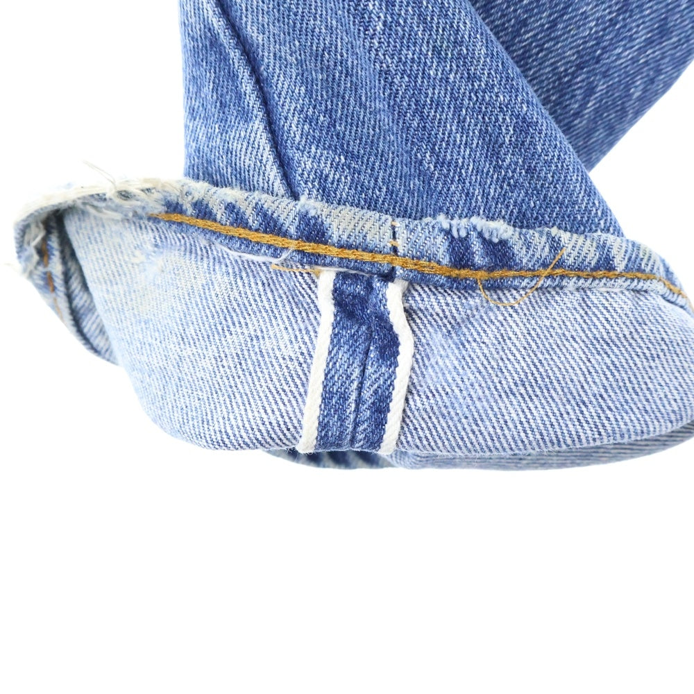 Levi's(リーバイス) 70S VINTAGE 501 66後期 両面スモールe ボタン裏6 ボタンフライストレートデニムパンツ ジーンズ インディゴ