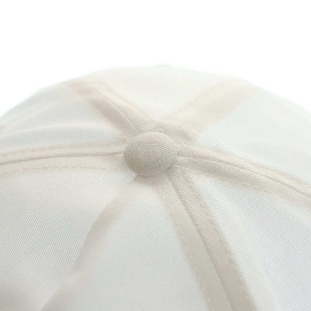 WACKO MARIA(ワコマリア) ×THE BLACK EYE PATCH 6 PANEL CAP ザブラックアイパッチ ロゴ刺繍 6パネルキャップ 帽子 ホワイト