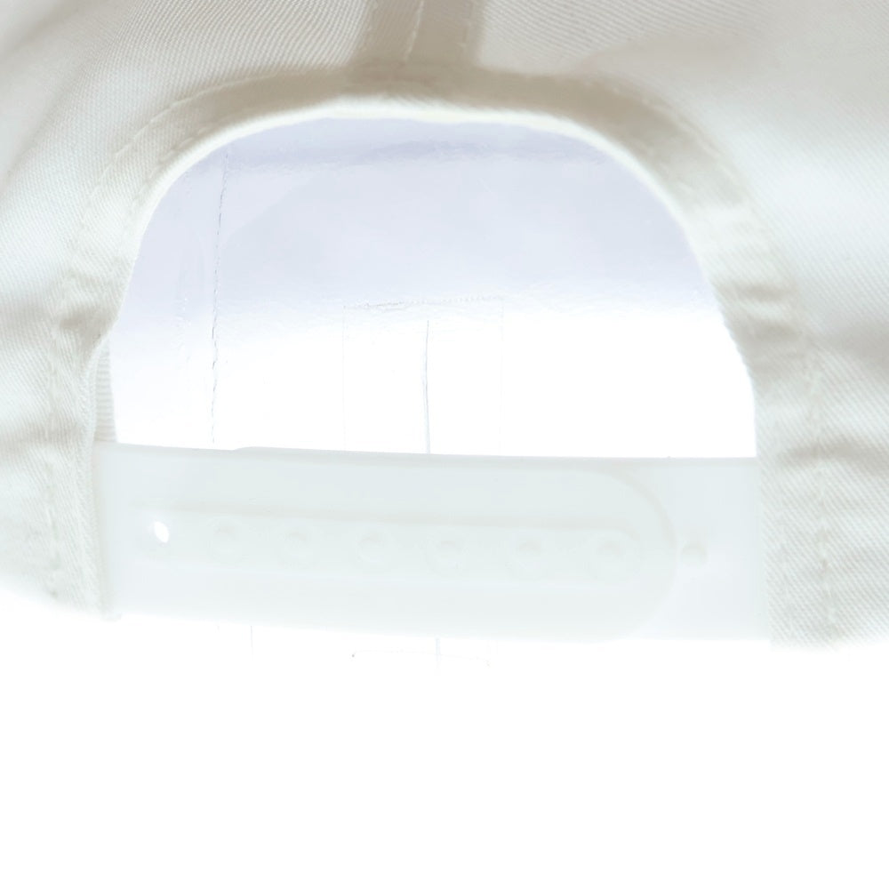 WACKO MARIA(ワコマリア) ×THE BLACK EYE PATCH 6 PANEL CAP ザブラックアイパッチ ロゴ刺繍 6パネルキャップ 帽子 ホワイト