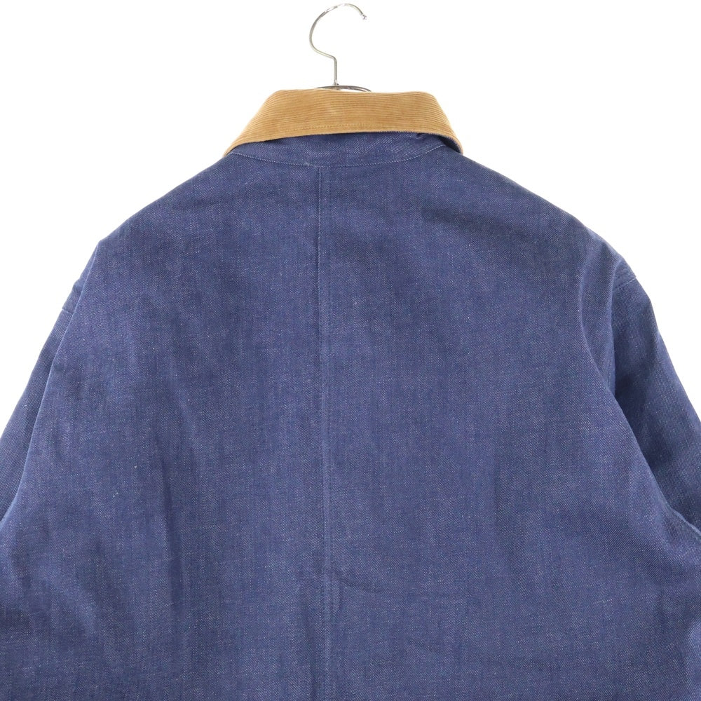 WACKO MARIA(ワコマリア) 23AW ×LEE DENIM BOA COVERALL リー 裏地ボア デニムカバーオール ブルゾン インディゴ 23FW-WMO-LE01