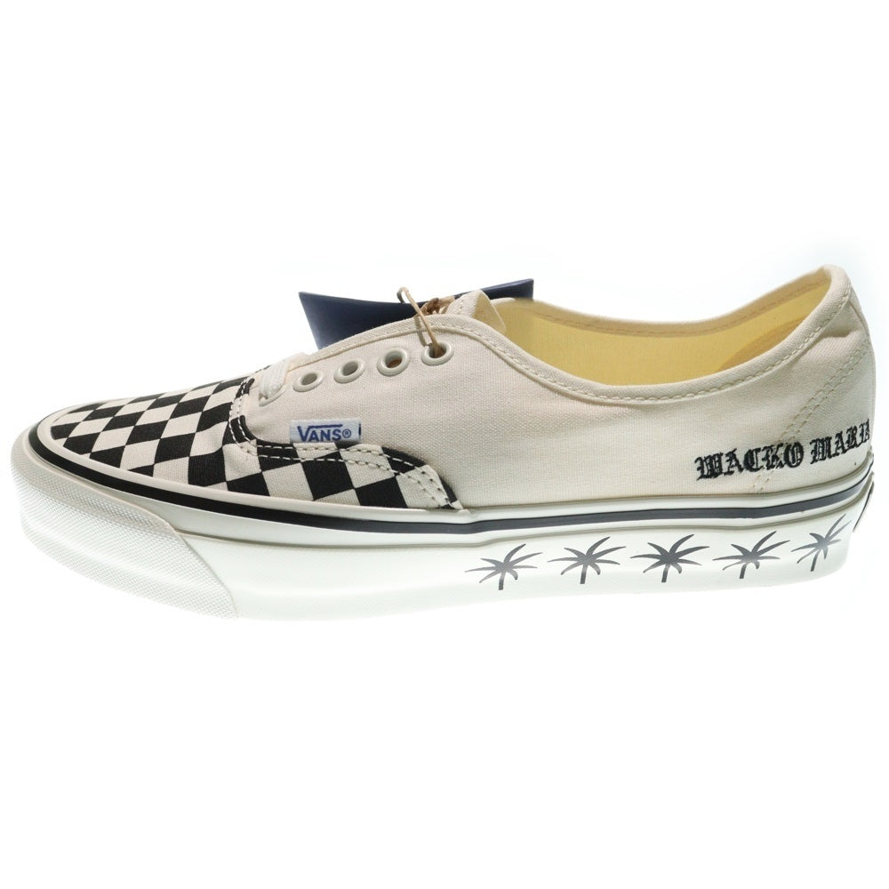 WACKO MARIA(ワコマリア) ×VANS LX AUTHENTIC CHECKERBOARD バンズ オーセンティック チェッカーボード ローカットスニーカー ホワイト/ブラック US9.5/27.5cm VN000D9NCKB