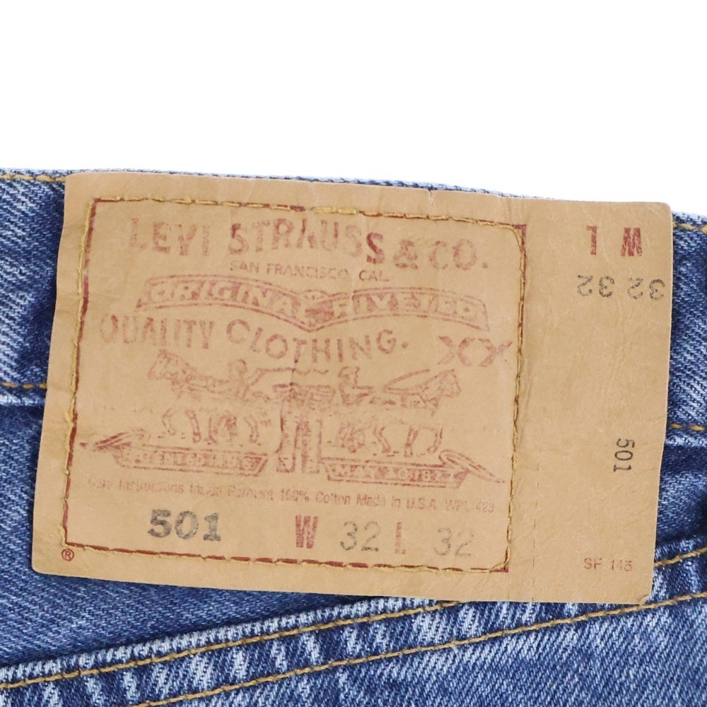 Levi's(リーバイス) 90S 501 ボタン裏501 ボタンフライ ストレート デニムパンツ インディゴ