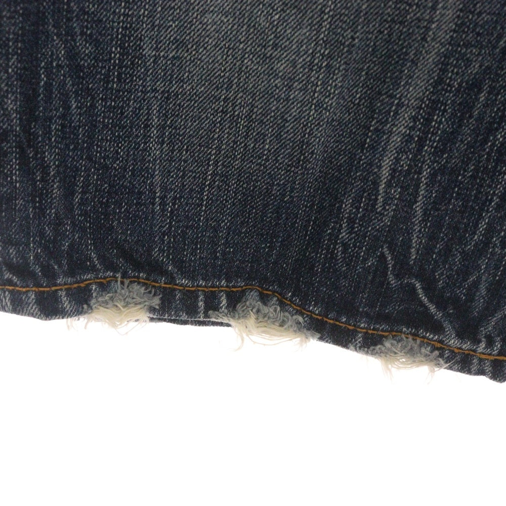 Levi's(リーバイス) 502 ボタン裏無し ジップフライ デニム ハーフパンツ ショーツ インディゴ SN502-0004