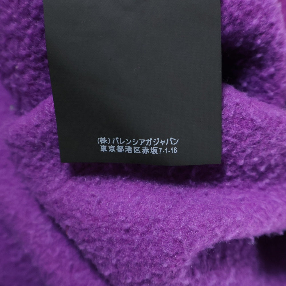 BALENCIAGA(バレンシアガ) 18AW BACK LOGO HOODIE バックロゴ プルオーバーフーディー パーカー スウェット パープル 530419