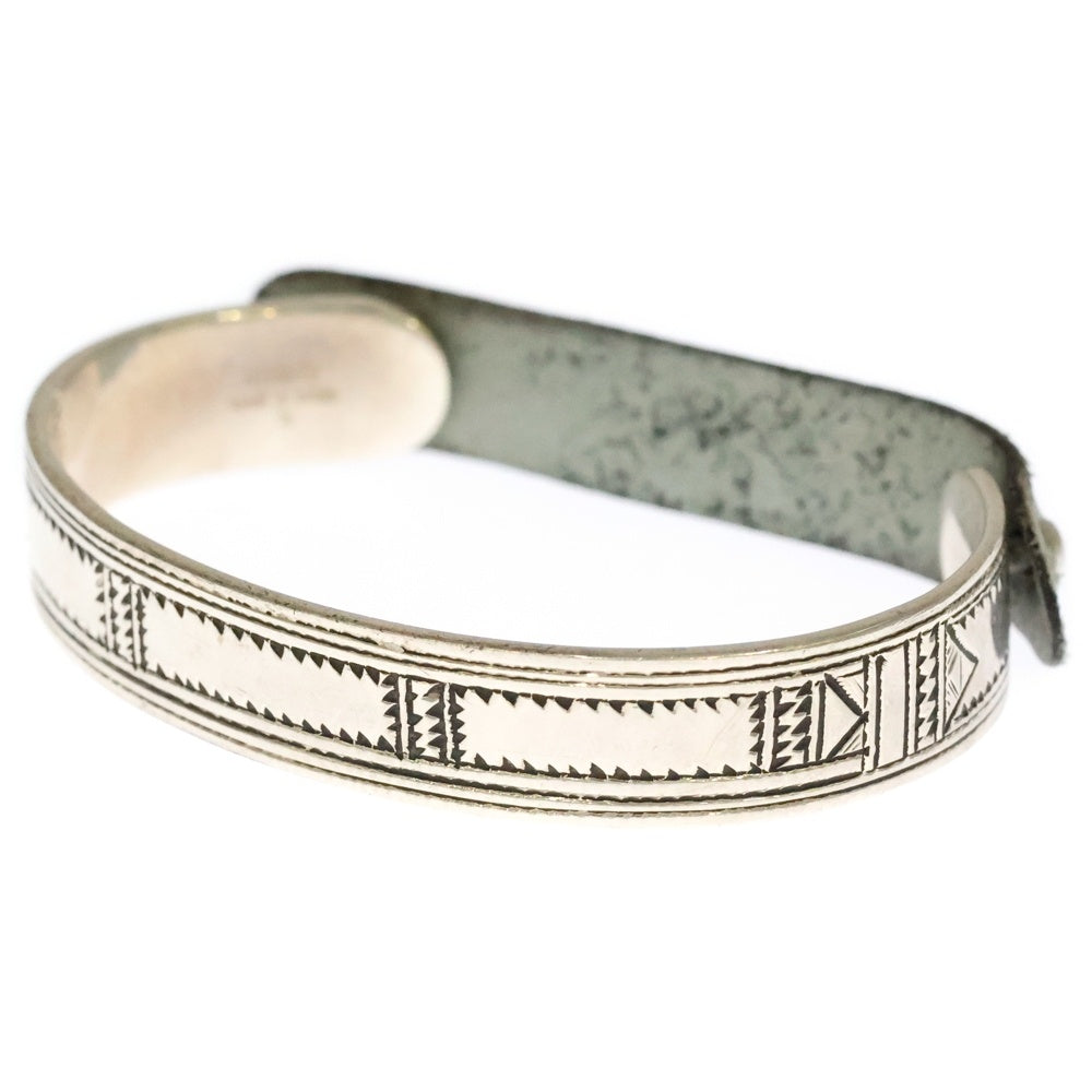 HERMES(エルメス) Touareg トゥアレグ アンピュルシフ 民族柄 バングル ブレスレット シルバー