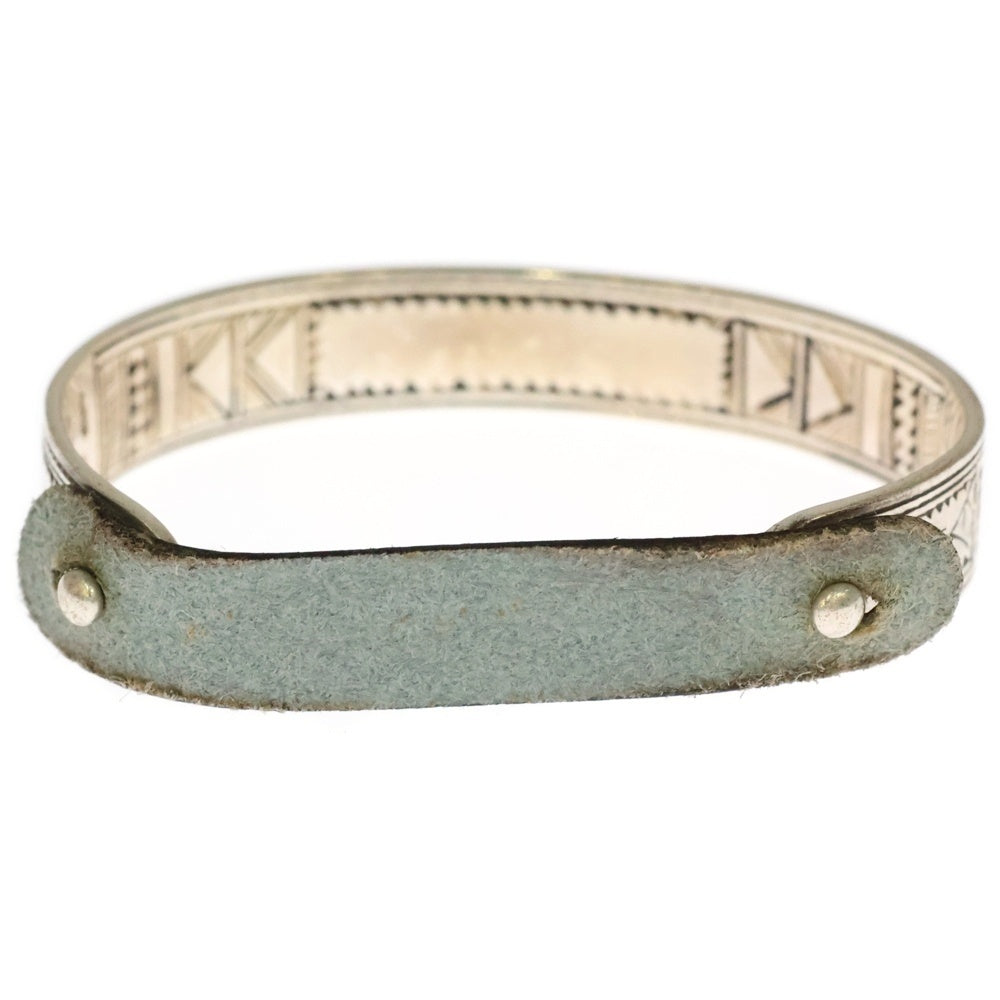 HERMES(エルメス) Touareg トゥアレグ アンピュルシフ 民族柄 バングル ブレスレット シルバー