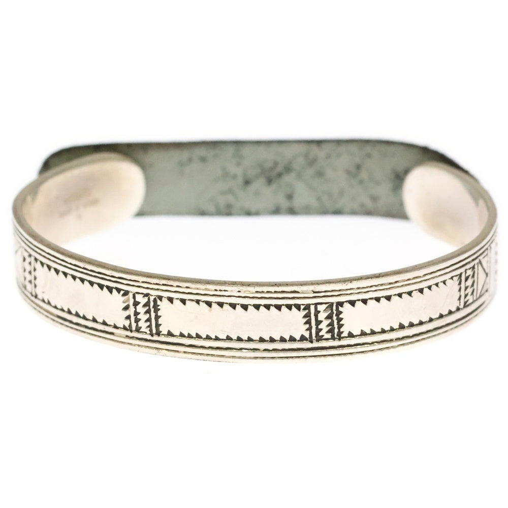 HERMES(エルメス) Touareg トゥアレグ アンピュルシフ 民族柄 バングル ブレスレット シルバー