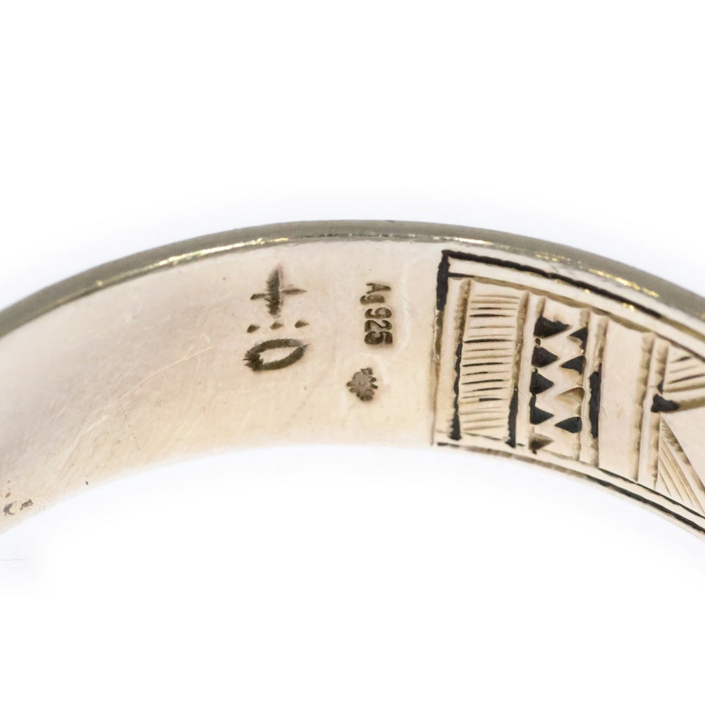 HERMES(エルメス) Touareg トゥアレグ アンピュルシフ 民族柄 バングル ブレスレット シルバー