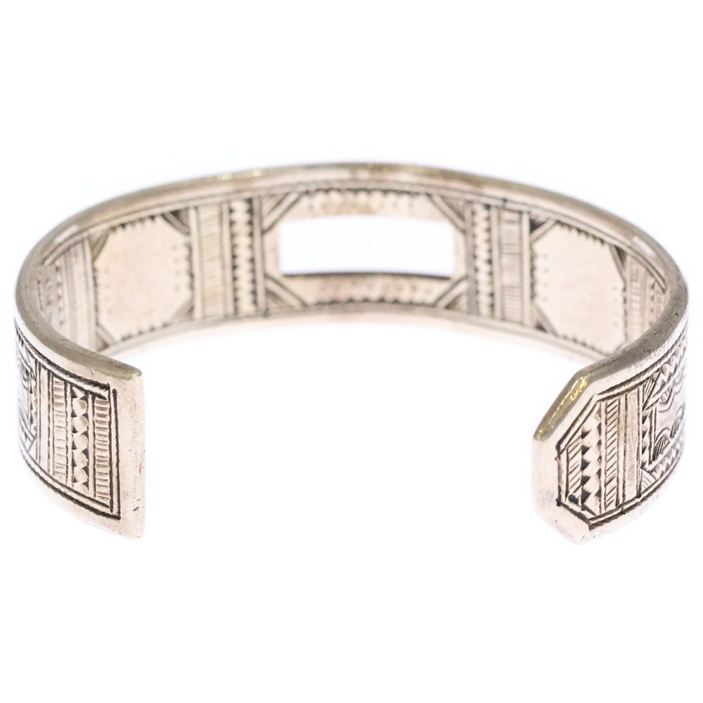 HERMES(エルメス) Touareg トゥアレグ 民族柄 バングル ブレスレット シルバー