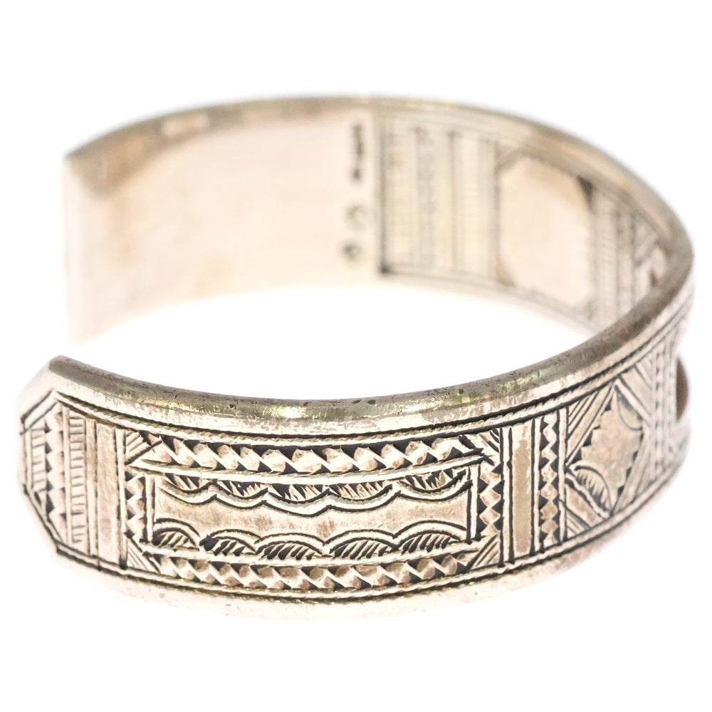 HERMES(エルメス) Touareg トゥアレグ 民族柄 バングル ブレスレット シルバー