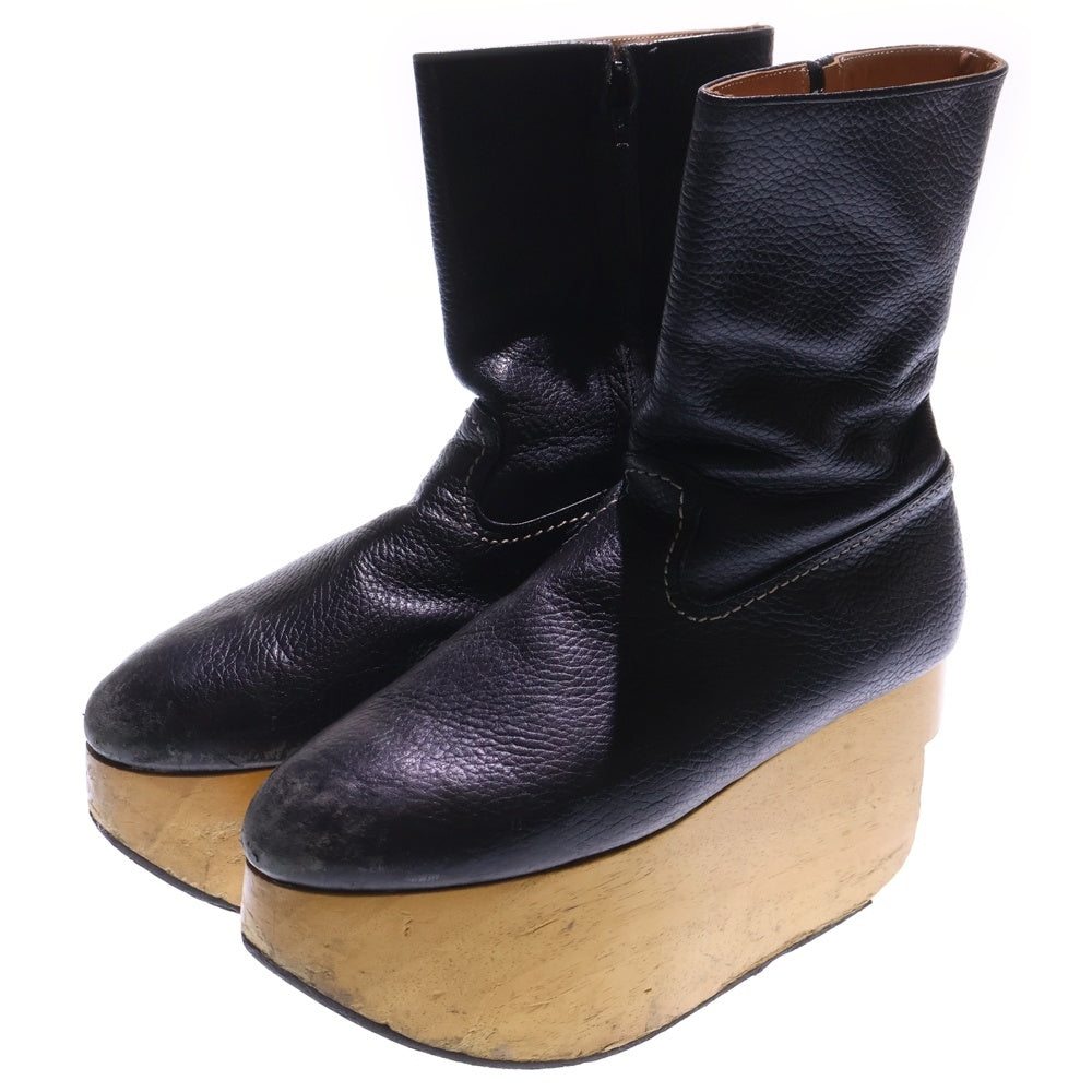 Vivienne Westwood(ヴィヴィアンウエストウッド) ロッキンホース レザー ブーツ ブラック レディース
