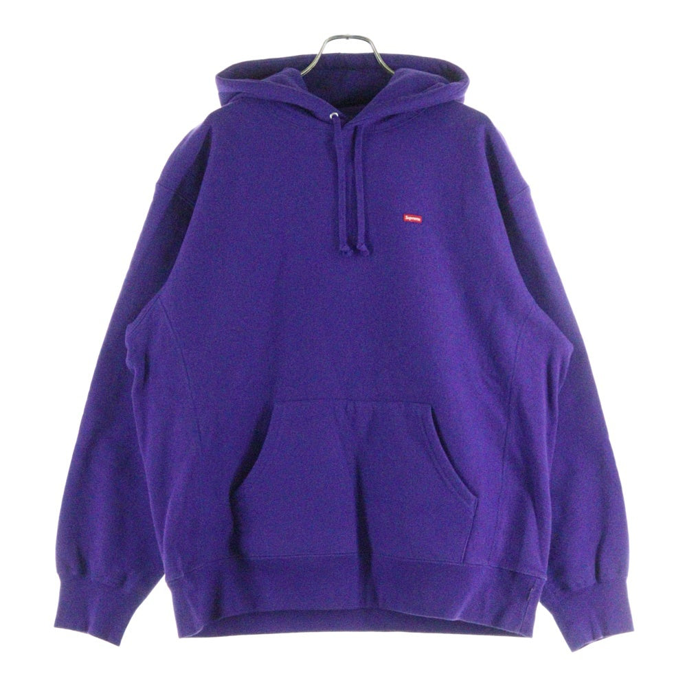 SUPREME(シュプリーム) 24AW Small Box Hooded Sweatshirt スモールボックスロゴデザイン カンガルーポケット フーデッド スウェット パーカー パープル