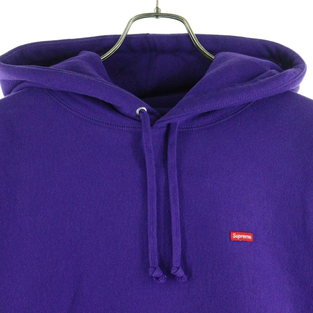 SUPREME(シュプリーム) 24AW Small Box Hooded Sweatshirt スモールボックスロゴデザイン カンガルーポケット フーデッド スウェット パーカー パープル