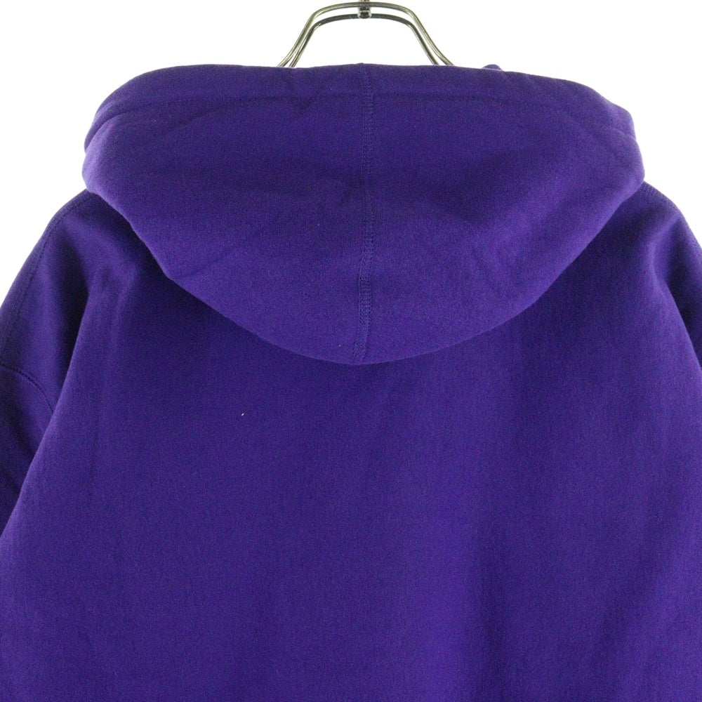 SUPREME(シュプリーム) 24AW Small Box Hooded Sweatshirt スモールボックスロゴデザイン カンガルーポケット フーデッド スウェット パーカー パープル