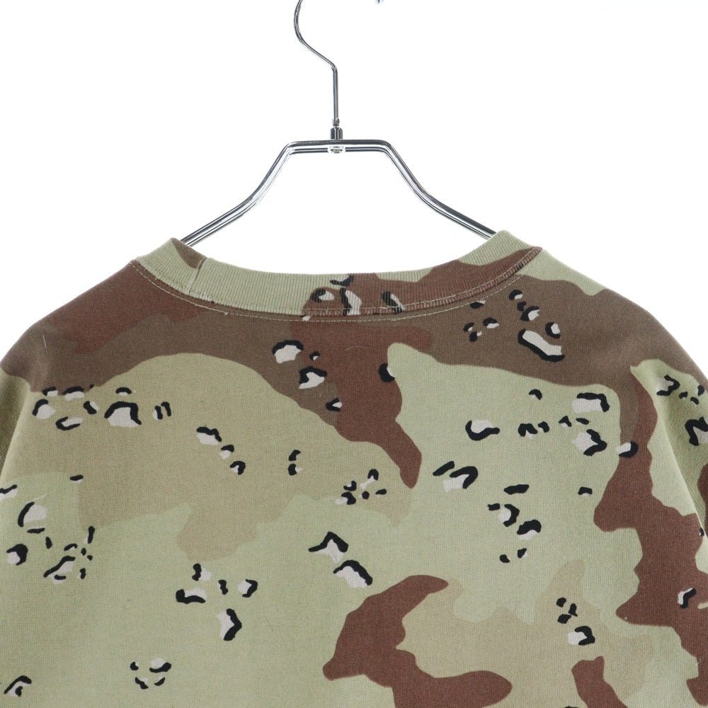 SUPREME(シュプリーム) 20AW Futura Logo Crewneck フューチュラ ロゴプリント カモ柄 クルーネックスウェットトレーナー マルチ