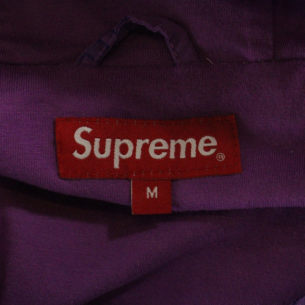 SUPREME(シュプリーム) 21AW Logo Ripstop Hooded Track Jacket ロゴ リップストップ 総柄 ジップアップ フーデッド トラックジャケット パープル