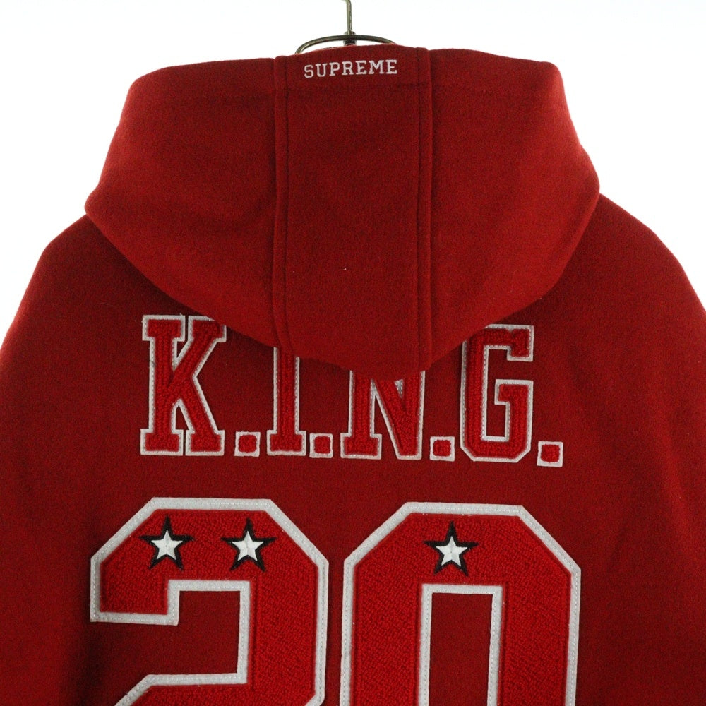 SUPREME(シュプリーム) 20AW King Hooded Varsity Jacket キングフーデッド バーシティジャケット レッド/ホワイト