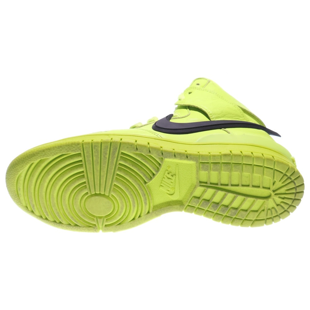 NIKE(ナイキ) ×AMBUSH DUNK HIGH FLASH LIME アンブッシュ ダンク フラッシュライム ハイカットスニーカー ネオングリーン US8/26cm CU7544-300