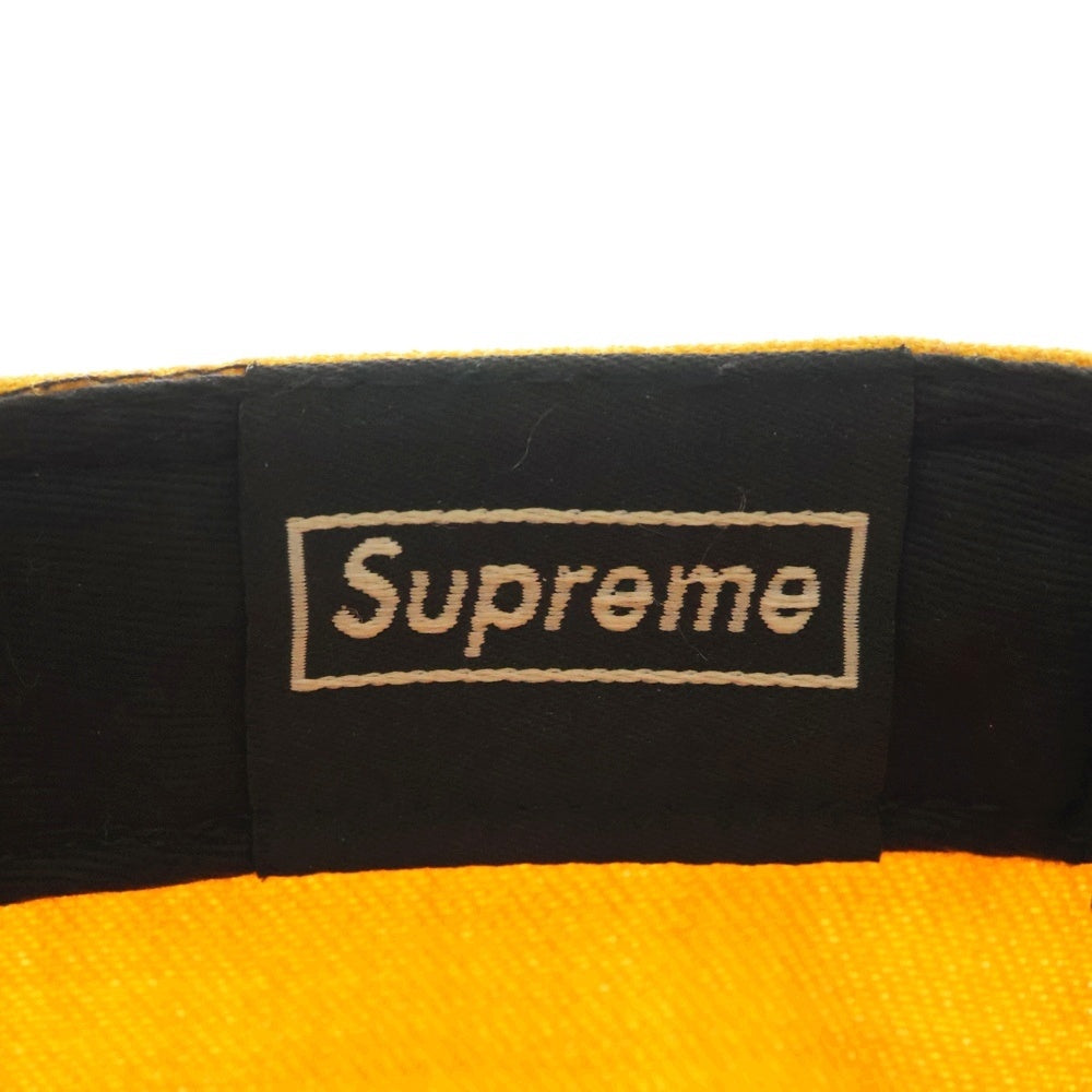 SUPREME(シュプリーム) 21SS ×NEW ERA Champions Box Logo ニューエラ チャンピオン ボックスロゴデザイン ベースボールキャップ 帽子 イエロー