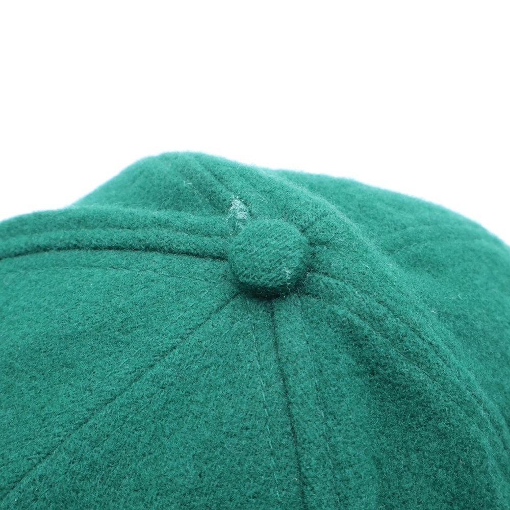 SUPREME(シュプリーム) 10AW ×NEW ERA Woolrich Box Logo CAP ニューエラ ウールリッチ ボックスロゴデザイン ベースボールキャップ 帽子 グリーン