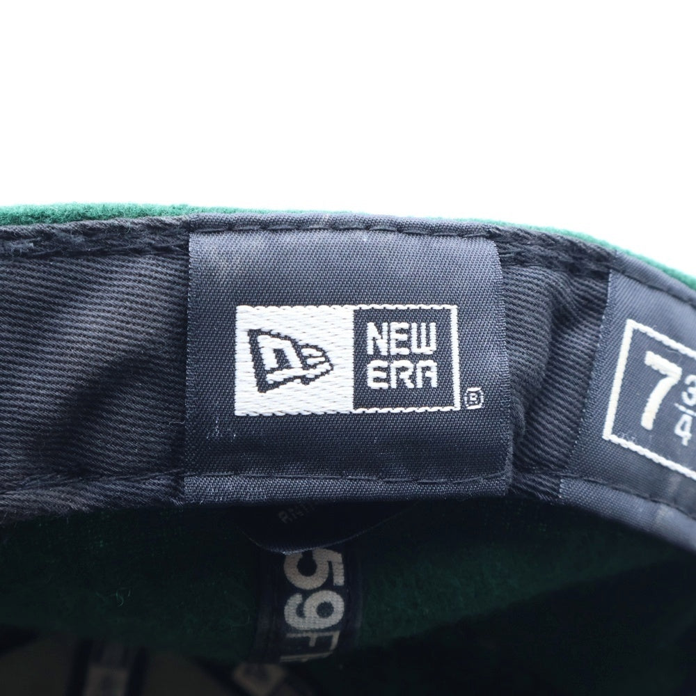 SUPREME(シュプリーム) 10AW ×NEW ERA Woolrich Box Logo CAP ニューエラ ウールリッチ ボックスロゴデザイン ベースボールキャップ 帽子 グリーン