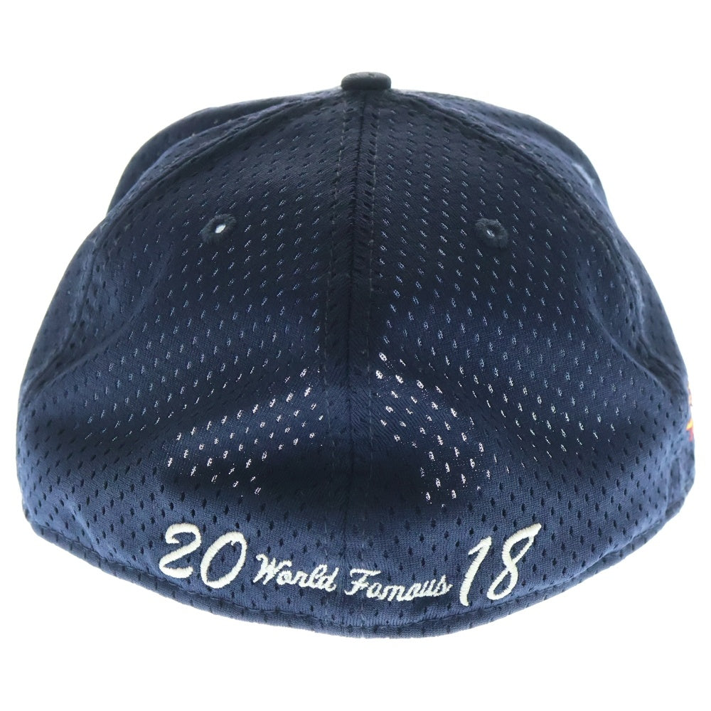 SUPREME(シュプリーム) 18SS ×NEWERA Mesh Box Logo Cap ニューエラ ボックスロゴデザイン メッシュキャップ ネイビー