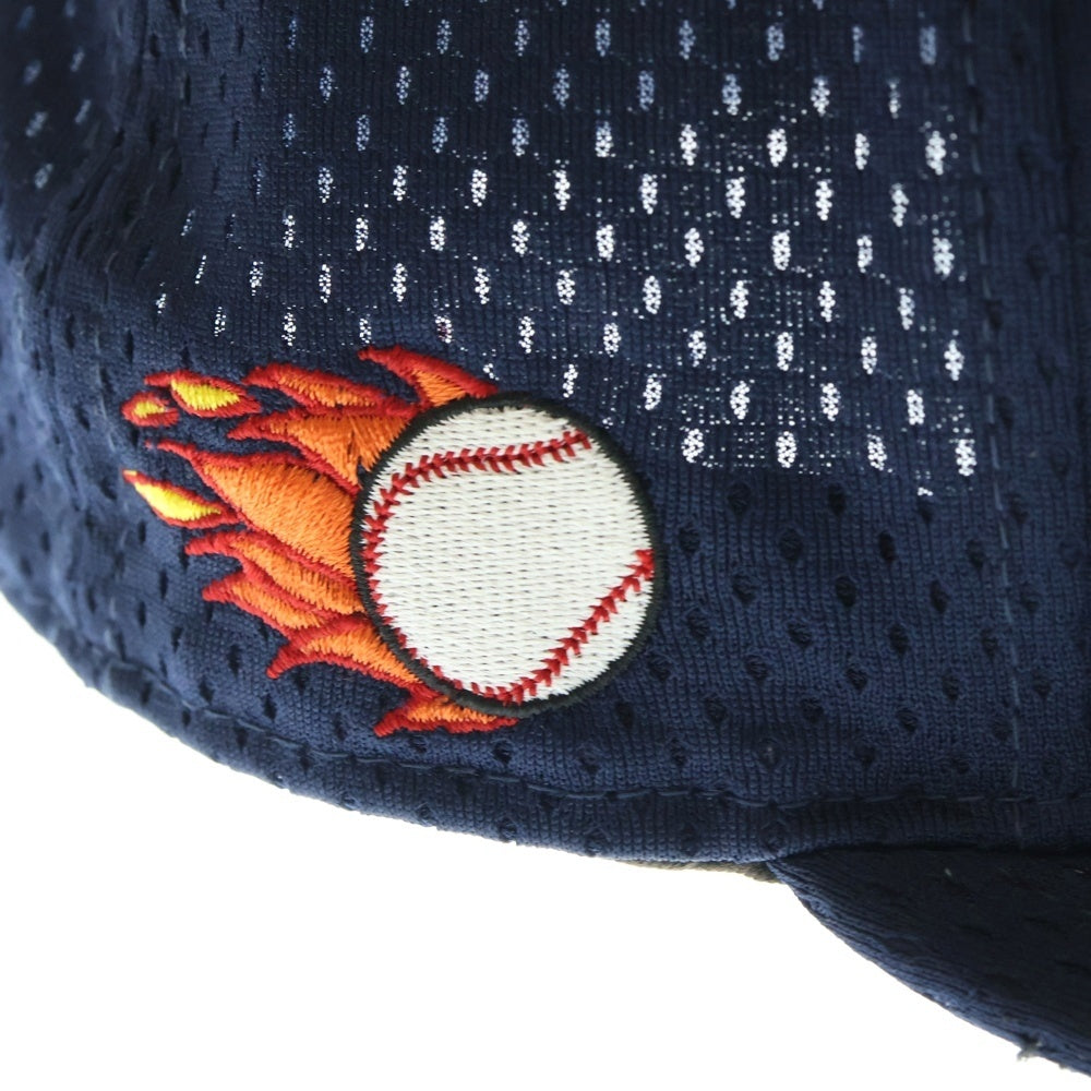 SUPREME(シュプリーム) 18SS ×NEWERA Mesh Box Logo Cap ニューエラ ボックスロゴデザイン メッシュキャップ ネイビー