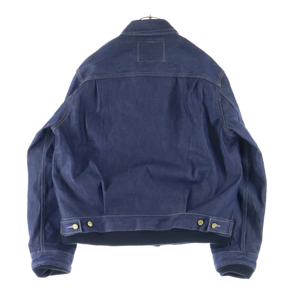 Sacai(サカイ) 25AW ×LEVI'S Men's Denim x Nylon Twill Reversible Blouson リーバイス メンズ デニム ナイロン ツイル リバーシブル ブルゾン デニムジャケット 25-03707M