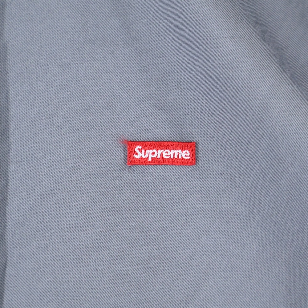 SUPREME(シュプリーム) 22AW Small Box Shirt スモールボックスロゴ ボタンダウン 長袖 ロングスリーブシャツ グレー