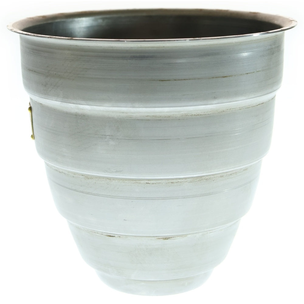 m&m(エムアンドエム) ×MASSES POT TYPE 1 - Chrysails STEEL / MEDIUM マシス クリサリス 鉄鉢 ポット シルバー