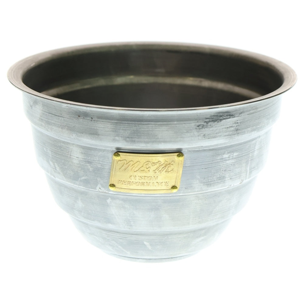 m&m(エムアンドエム) ×MASSES POT TYPE 4 - TERMIT STEEL / MEDIUM マシス ターミット 鉄鉢 ポット シルバー