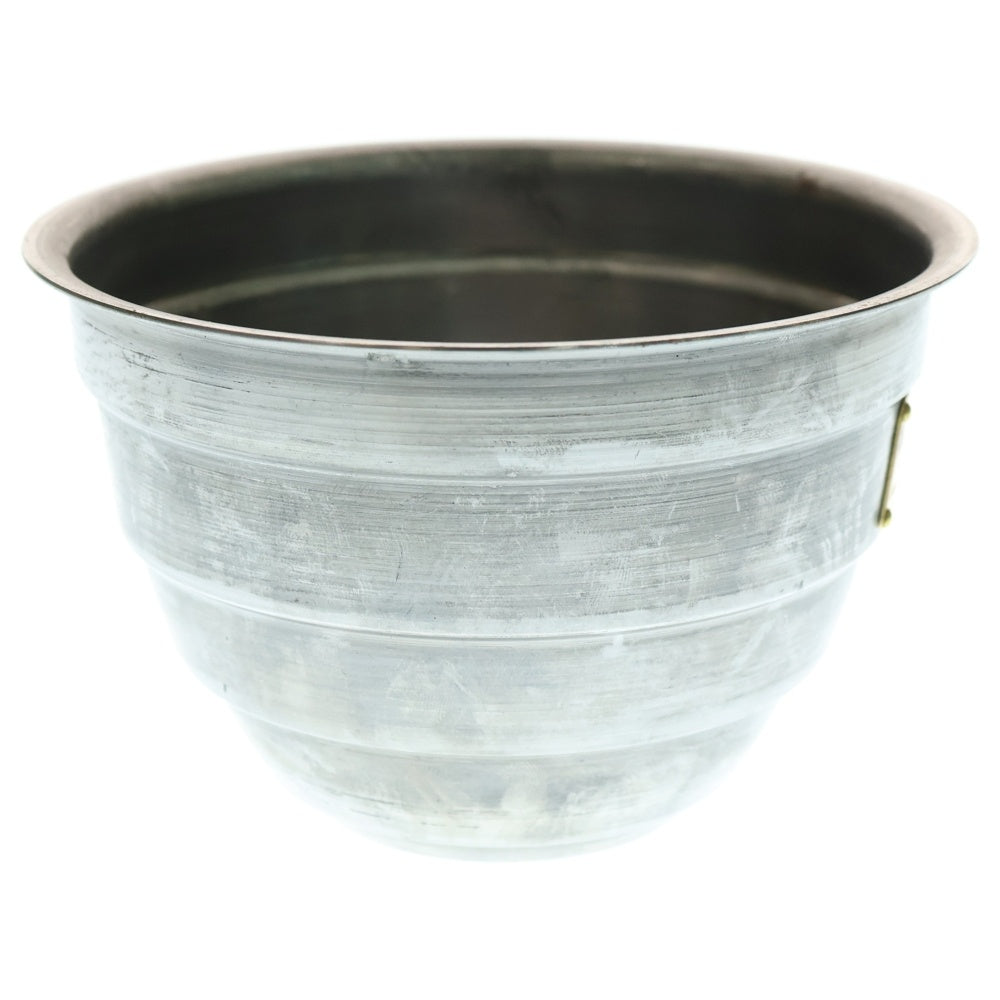 m&m(エムアンドエム) ×MASSES POT TYPE 4 - TERMIT STEEL / MEDIUM マシス ターミット 鉄鉢 ポット シルバー