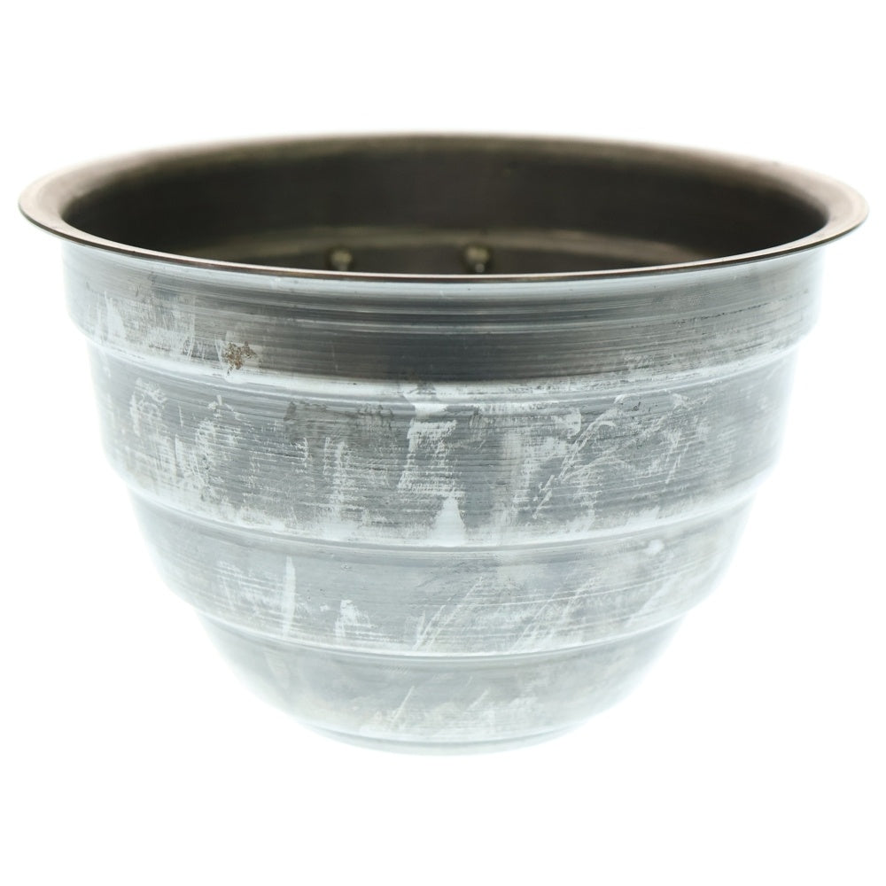 m&m(エムアンドエム) ×MASSES POT TYPE 4 - TERMIT STEEL / MEDIUM マシス ターミット 鉄鉢 ポット シルバー