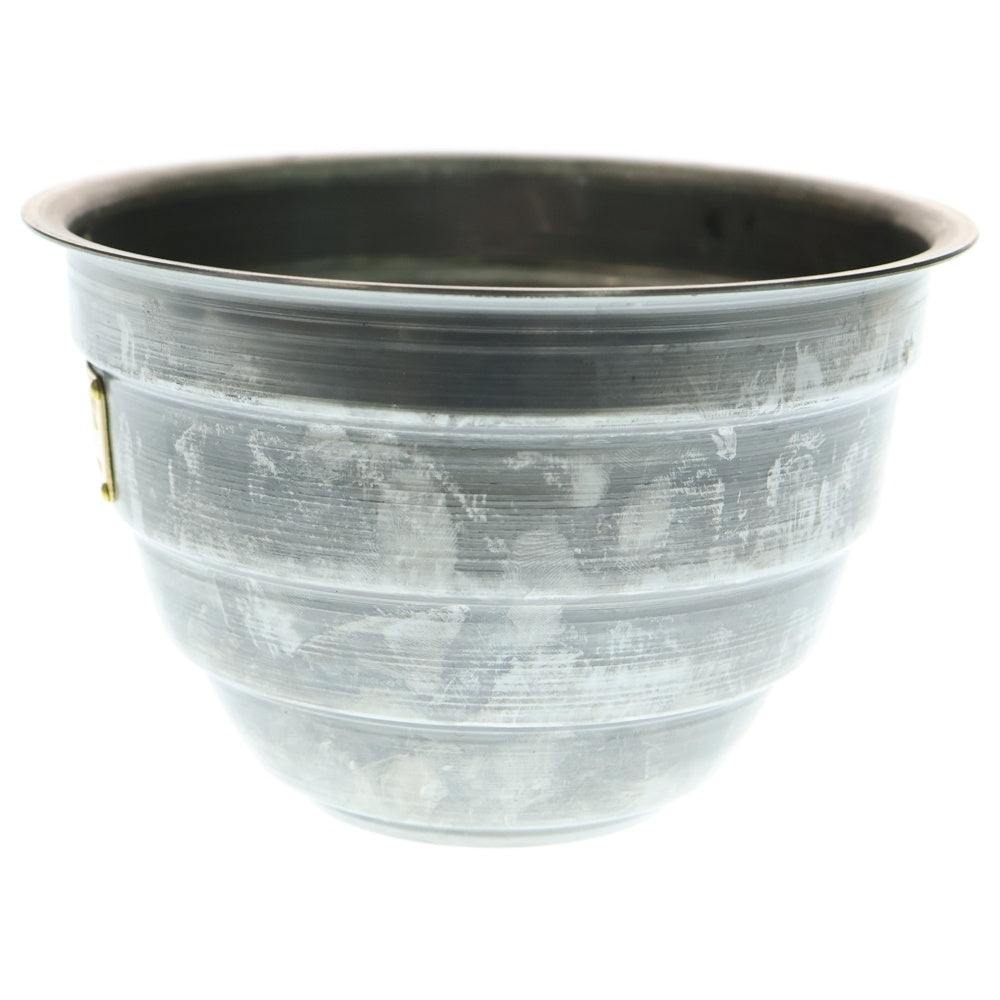 m&m(エムアンドエム) ×MASSES POT TYPE 4 - TERMIT STEEL / MEDIUM マシス ターミット 鉄鉢 ポット シルバー