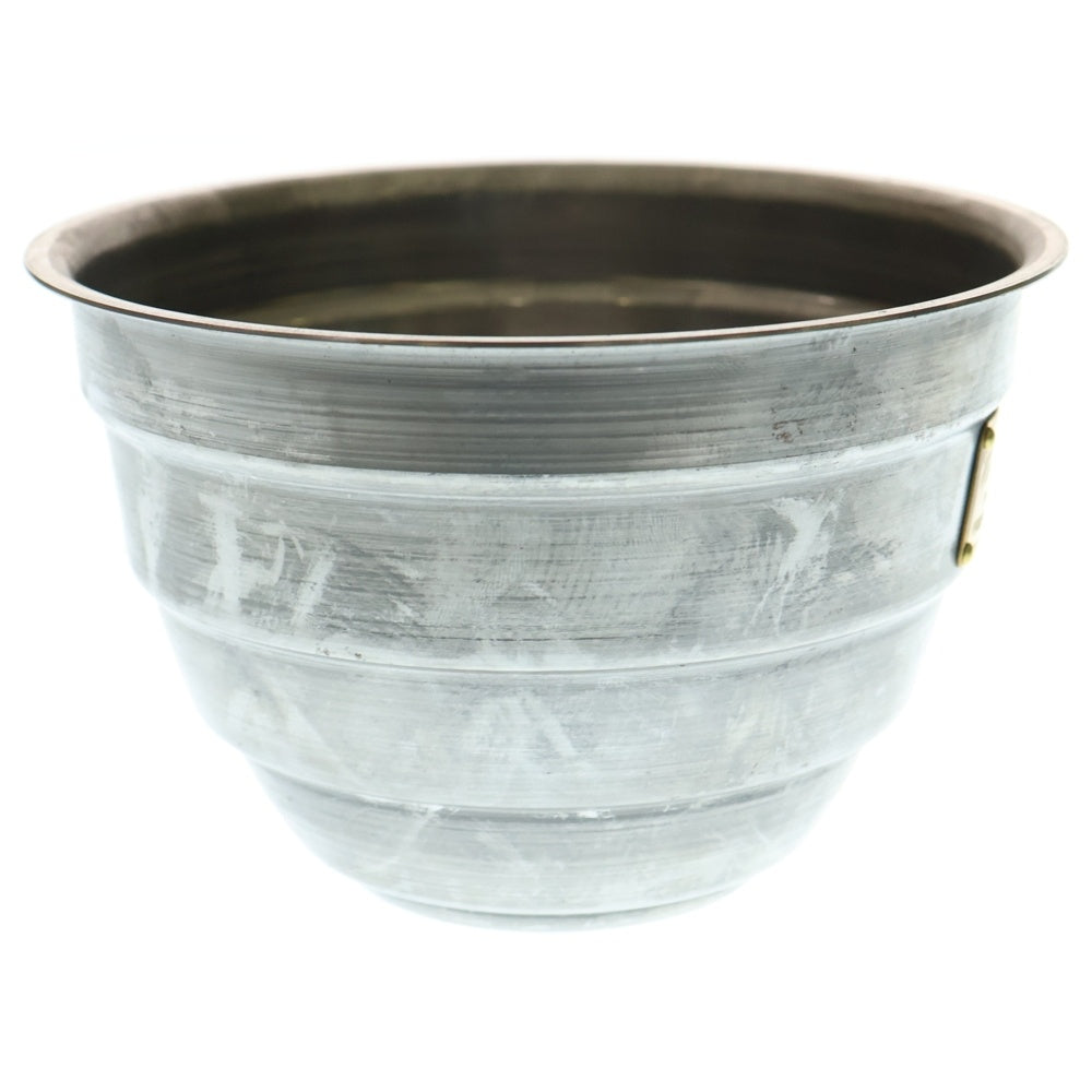 m&m(エムアンドエム) ×MASSES POT TYPE 4 - TERMIT STEEL / MEDIUM マシス ターミット 鉄鉢 ポット シルバー