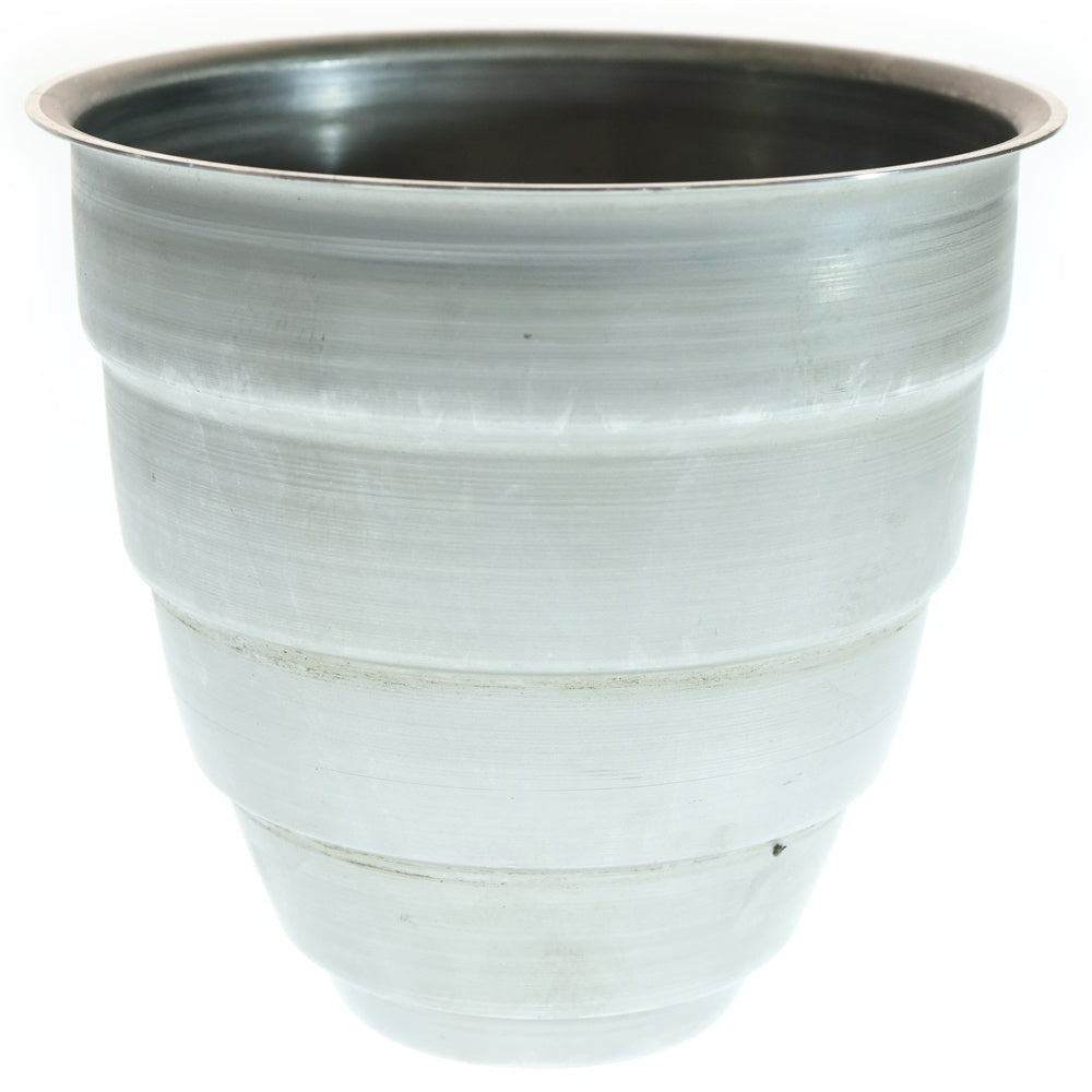 m&m(エムアンドエム) ×MASSES POT TYPE 1 - Chrysails STEEL / MEDIUM マシス クリサリス 鉄鉢 ポット シルバー