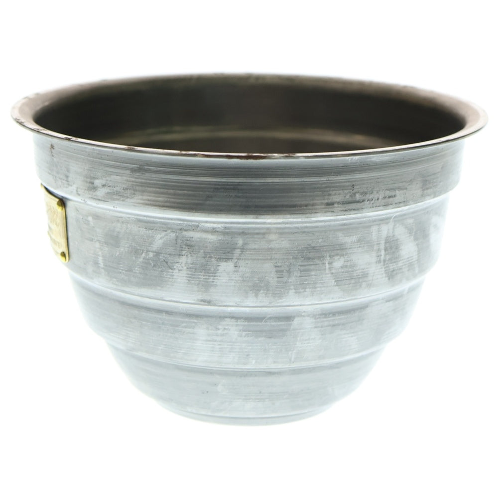 m&m(エムアンドエム) ×MASSES POT TYPE 4 - TERMIT STEEL / MEDIUM マシス ターミット 鉄鉢 ポット シルバー