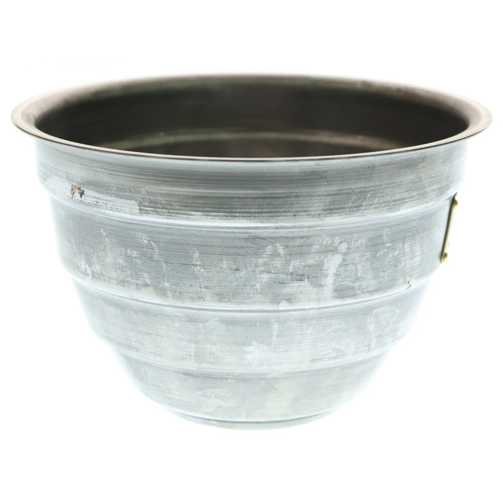 m&m(エムアンドエム) ×MASSES POT TYPE 4 - TERMIT STEEL / MEDIUM マシス ターミット 鉄鉢 ポット シルバー