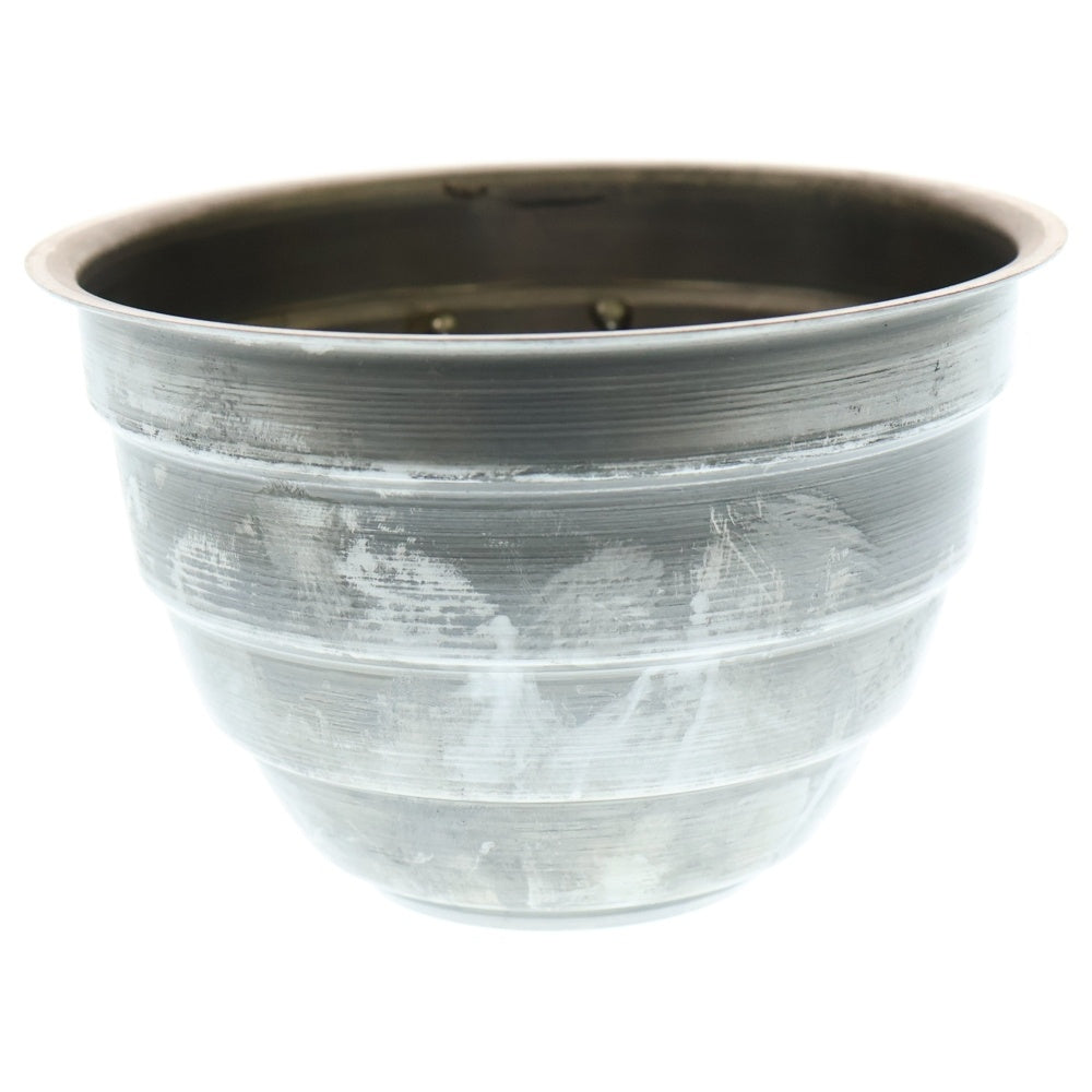 m&m(エムアンドエム) ×MASSES POT TYPE 4 - TERMIT STEEL / MEDIUM マシス ターミット 鉄鉢 ポット シルバー