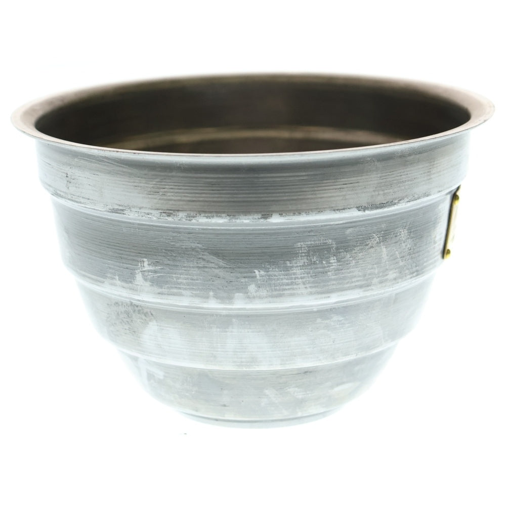 m&m(エムアンドエム) ×MASSES POT TYPE 4 - TERMIT STEEL / MEDIUM マシス ターミット 鉄鉢 ポット シルバー